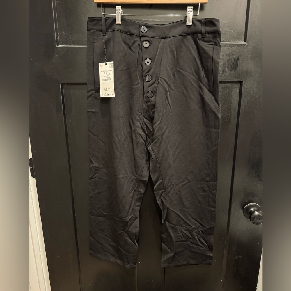 Zara cropped baggy trousers